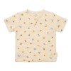 Zandkleurige t-shirt met kevertjes - T-shirt short sleeves bugs